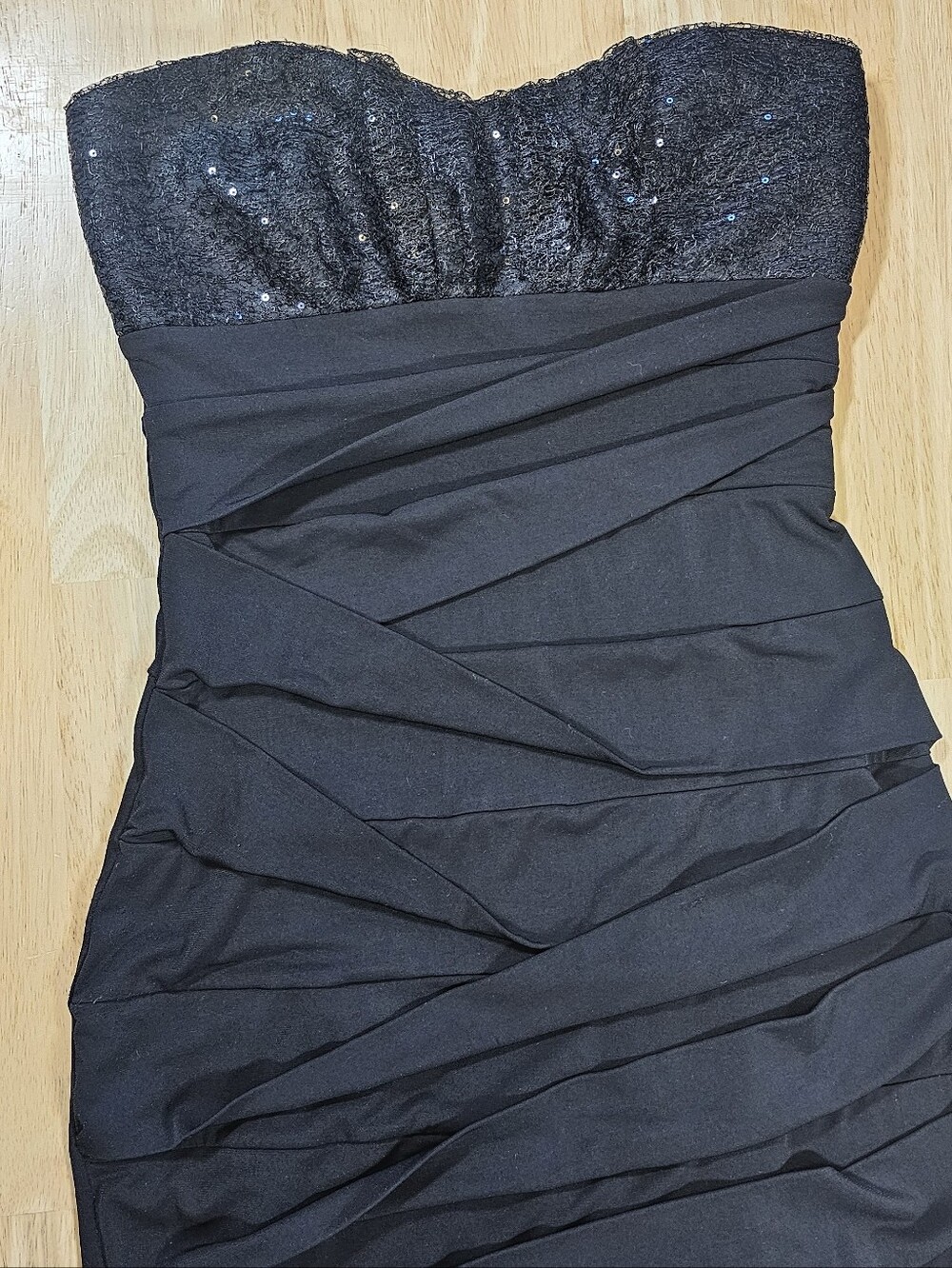 Ruby Rox Black Sequin Bodycon Dress - Picture 7 of 10